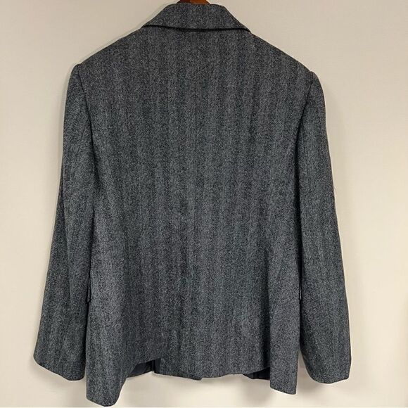 Cinzia Rocca herringbone wool blend blazer    Size 14 - Picture 4 of 9